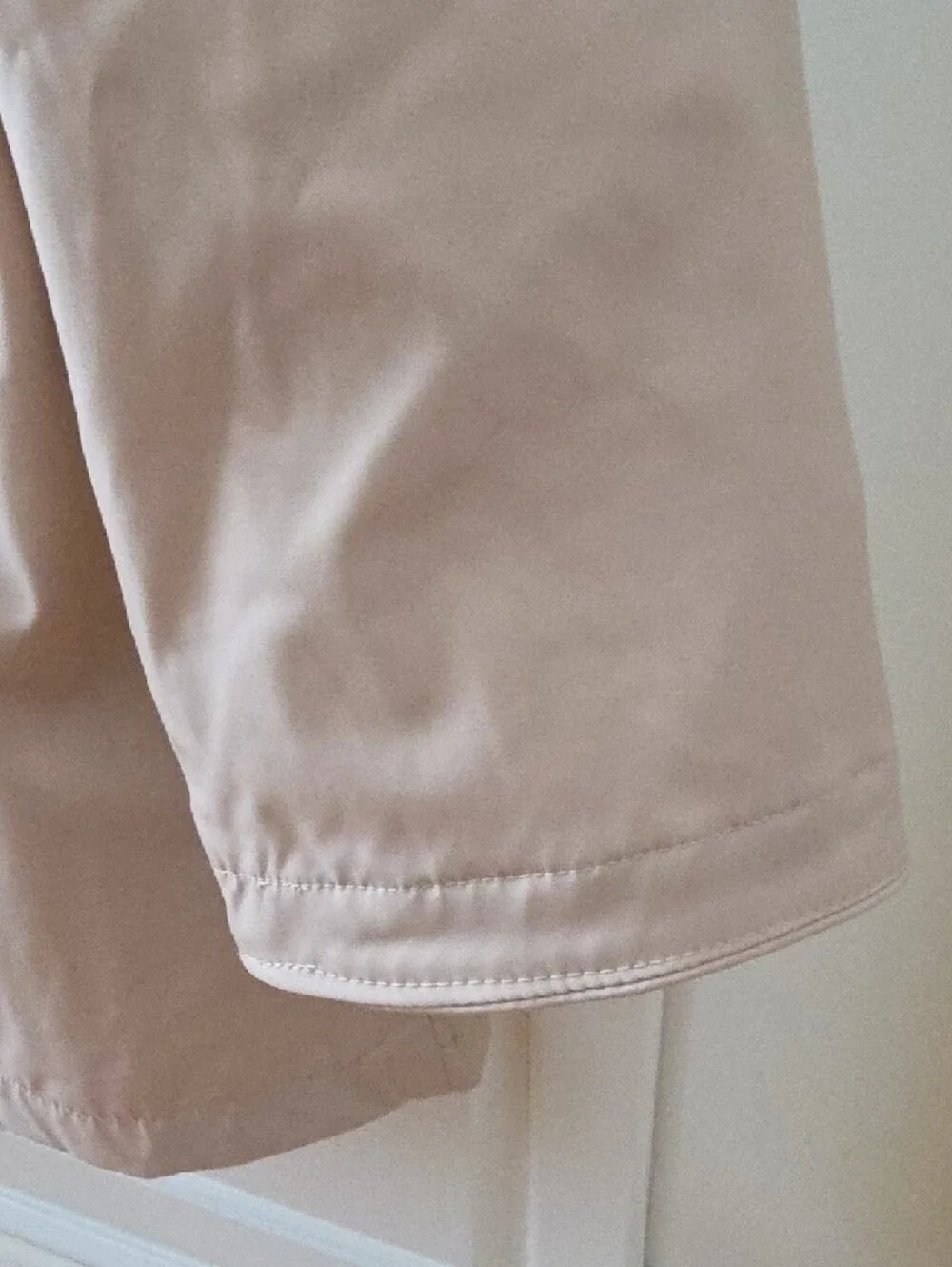 Lands' End Women's Light Beige Hooded Trench Coat - Picture 3 of 9